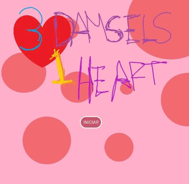 3 DAMSELS 1 HEART(a stupid paint game)