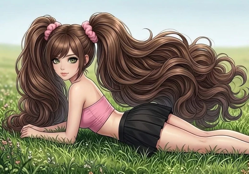 Long Hair NTR Gf