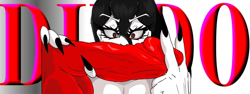 Goth Femboy and Dildo